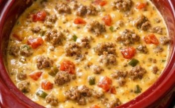 Featured image for Slow Cooker Sausage Dip (The Creamy, Cheesy Appeti
