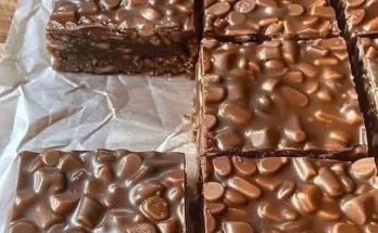 Featured image for Caramel Chocolate Crunch Bars!!! (No-Bake, 5 Ingre